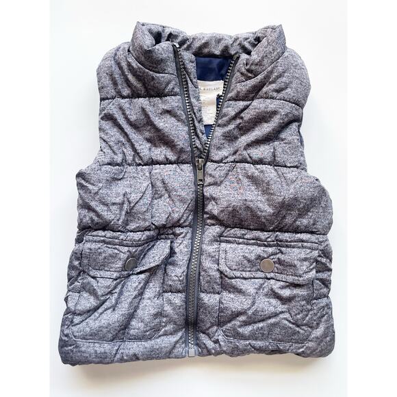 Toddler Boy's Rorie Whelan Gray Puffer Vest Size 2T - Picture 1 of 4